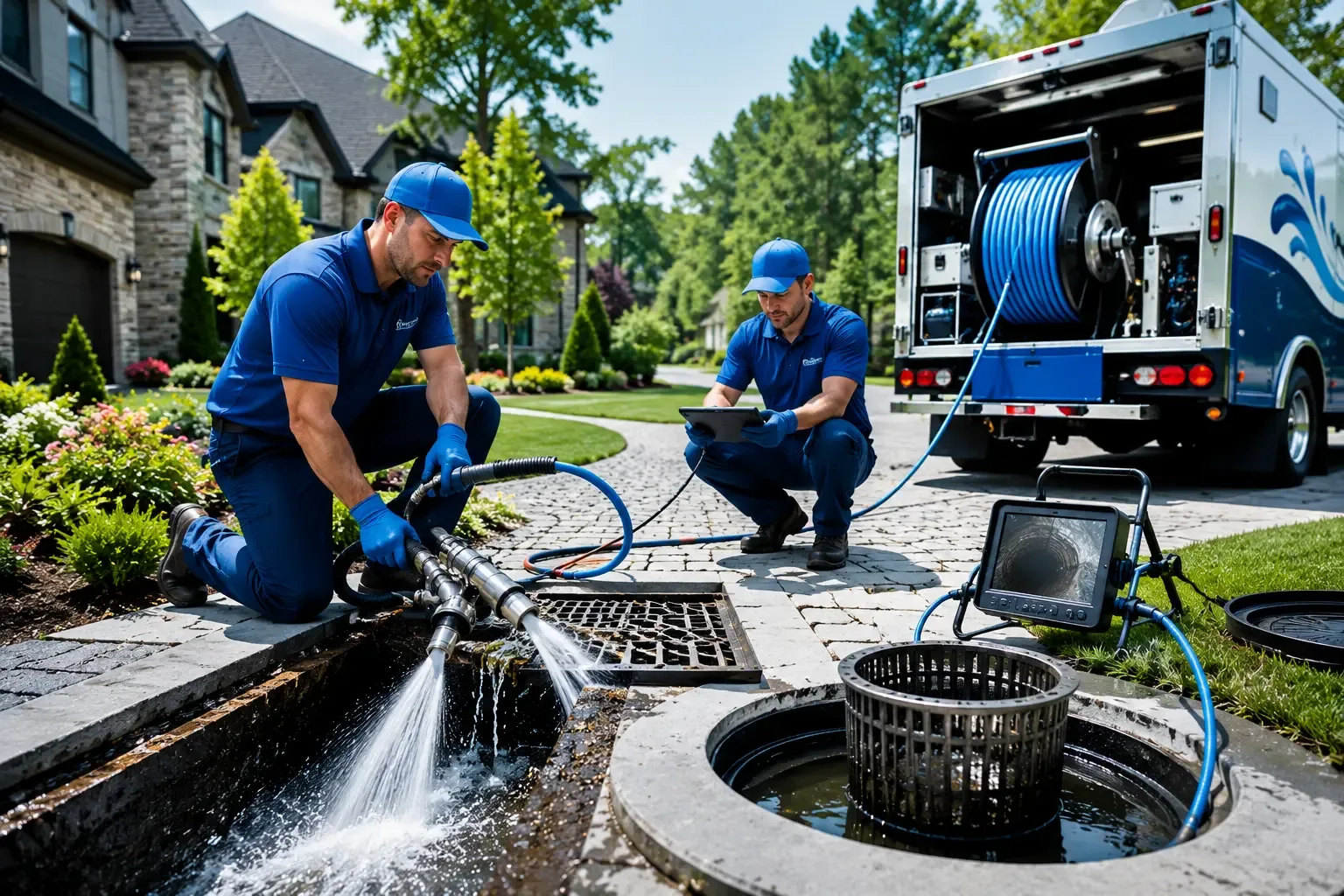 Local outdoor drain cleaning professionals in Blue, AZ