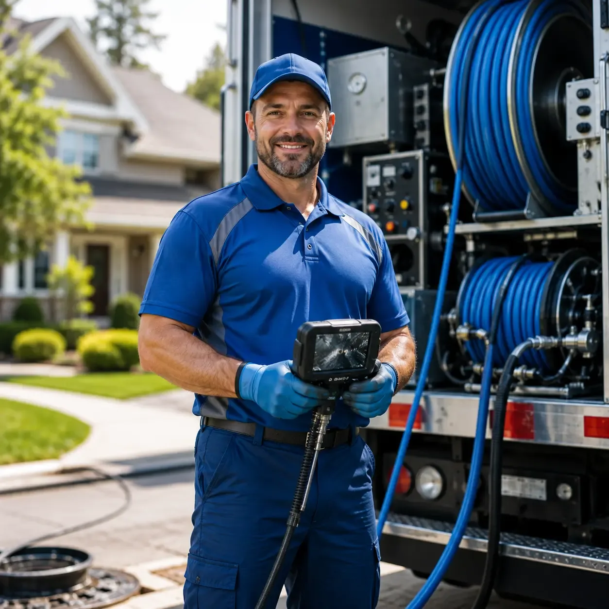 Local outdoor drain cleaning specialists in Blue, AZ